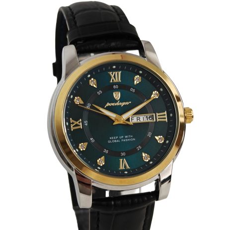 Poedagar Unique Men Leather Deluxe, 2 ремінці