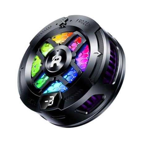 Мобільний кулер Remax RT-F7i, LED, чорний