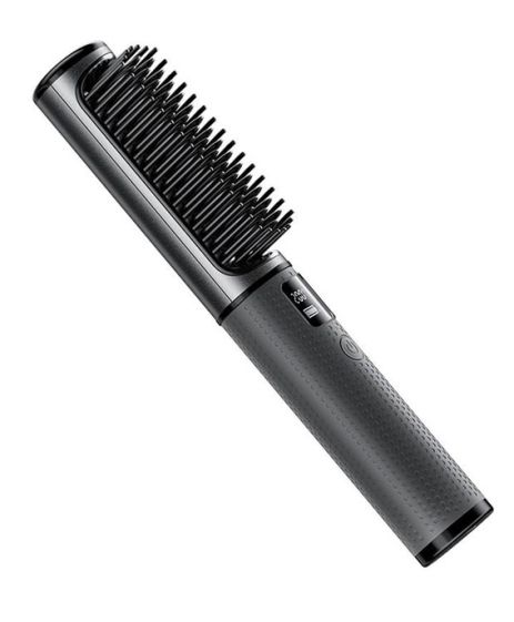 Электрическая расческа-выпрямитель для волос HOCO Lucky portable straight-curling dual-purpose hair styler DAR34 grey