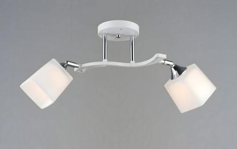 Потолочная люстра Sirius B N6107/2 WT+CR с поворотным механизмом Потолочная люстра Sirius B N6107/2 WT+CR с поворотным механизмом