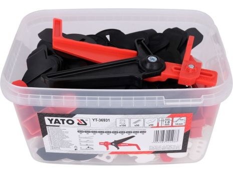 Клипсы, клинья, подкладки СВП для выкладки керам плитки YATO YT-36931 Клипсы, клинья, подкладки СВП для выкладки керам плитки YATO YT-36931