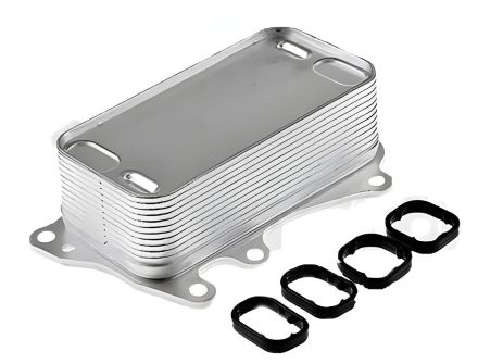 Радіатор масляний з прокладкою для BMW 1, 2, 3, 4, 5, X1, X3, X5 (04-21) (модель 19786401), VIKA