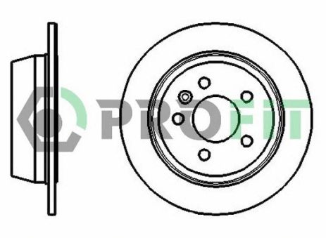 Диск тормозной MERCEDES-BENZ V-CLASS, PROFIT (50100861)