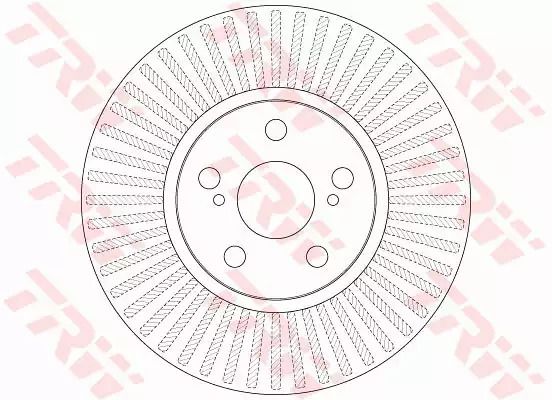 Диск гальмівний TOYOTA SUBARU, SUBARU, TRW (DF6234) Диск гальмівний TOYOTA SUBARU, SUBARU, TRW (DF6234)