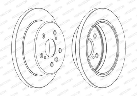 Диск гальмівний LEXUS TOYOTA, TOYOTA, FERODO (DDF1598C) Диск гальмівний LEXUS TOYOTA, TOYOTA, FERODO (DDF1598C)