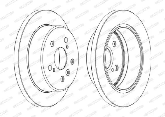 Диск тормозной LEXUS TOYOTA, TOYOTA, FERODO (DDF1598C) Диск тормозной LEXUS TOYOTA, TOYOTA, FERODO (DDF1598C)