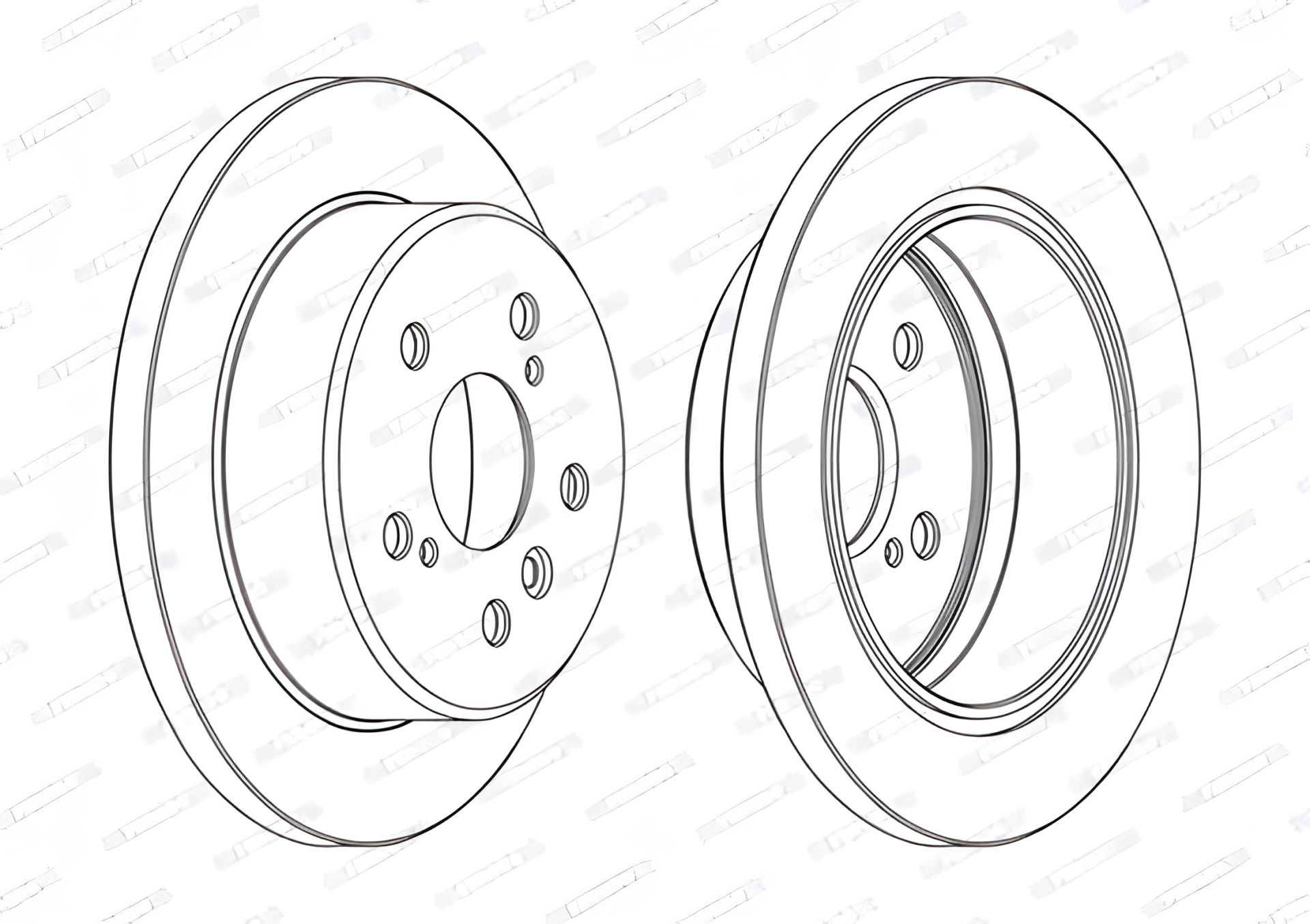 Гальмівний диск для LEXUS TOYOTA (FERODO DDF1598C) Гальмівний диск для LEXUS TOYOTA (FERODO DDF1598C)