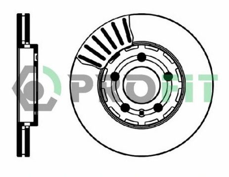 Диск тормозной TOYOTA RAV, SEAT IBIZA, PROFIT (50100927)