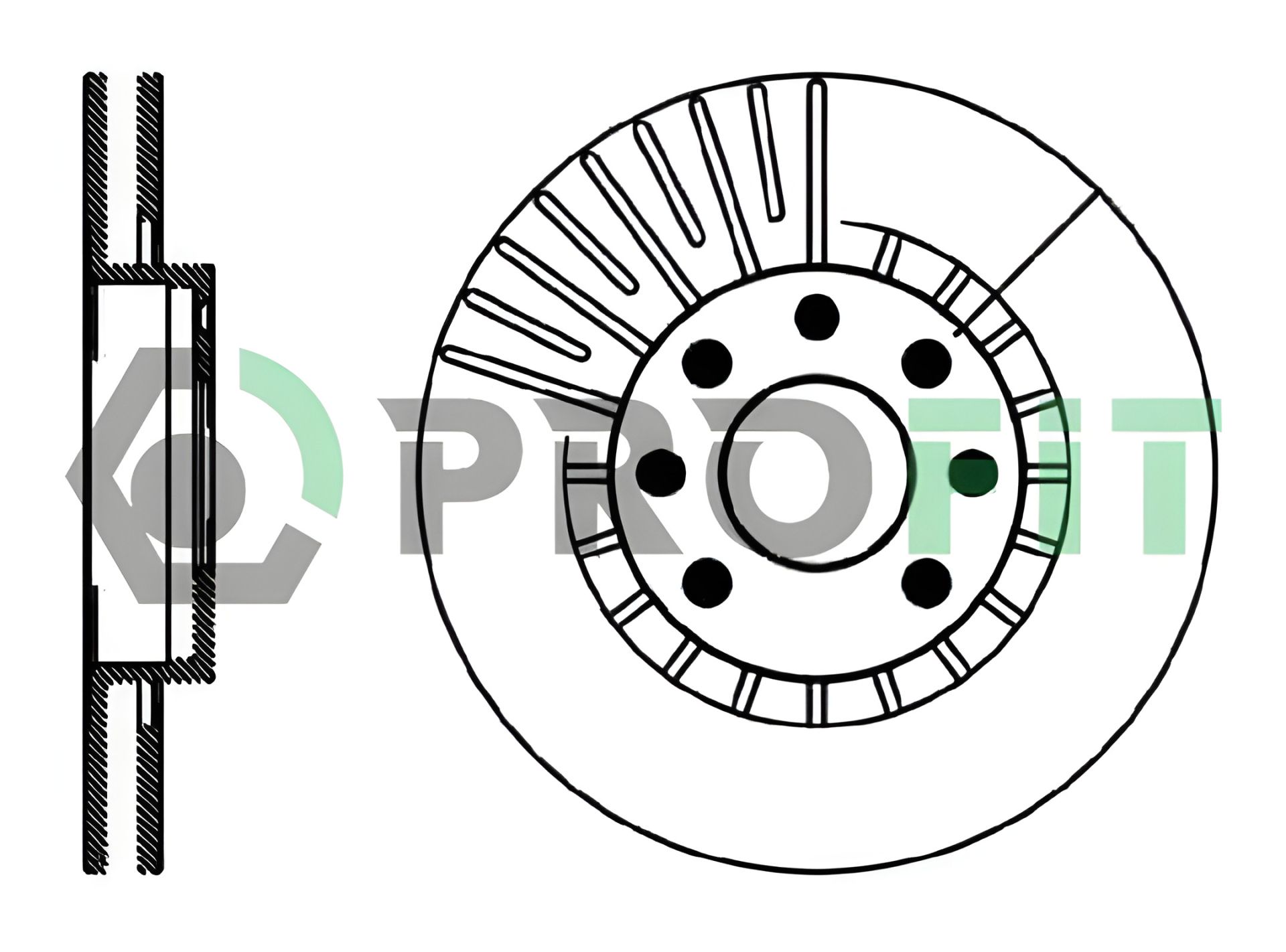 Гальмівний диск LOTUS ELAN, LINCOLN LS, PROFIT (50100206) Гальмівний диск LOTUS ELAN, LINCOLN LS, PROFIT (50100206)