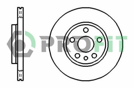 Диск тормозной FIAT SCUDO, CITROËN JUMPY, PROFIT (50100842)