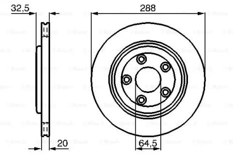 Диск гальмівний JAGUAR JAGUAR XJ, JAGUAR XJ, BOSCH (0986478777) Диск гальмівний JAGUAR JAGUAR XJ, JAGUAR XJ, BOSCH (0986478777)