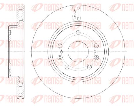 Гальмівний диск Suzuki Vitara, Remsa (6166510) Гальмівний диск Suzuki Vitara, Remsa (6166510)