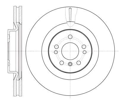 Тормозной диск MERCEDES-BENZ GL-CLASS, от REMSA (6103010)