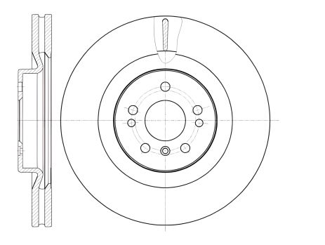 Диск тормозной MERCEDES BENZ MERCEDES-BENZ, MERCEDES-BENZ GL-CLASS, REMSA (6103010)
