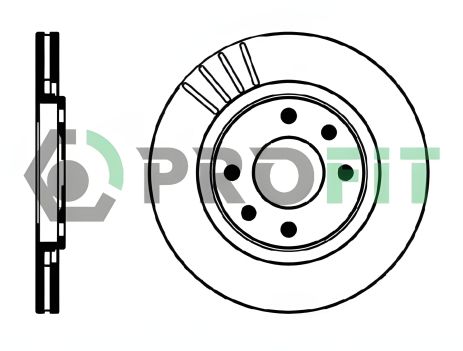 Тормозной диск для PEUGEOT 206, CITROËN XSARA, PROFIT (50100192) Тормозной диск для PEUGEOT 206, CITROËN XSARA, PROFIT (50100192)