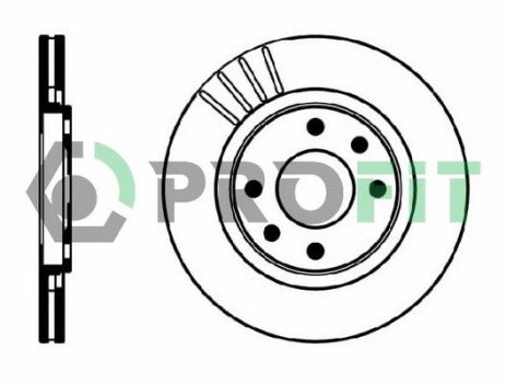 Диск тормозной PEUGEOT 206, CITROËN XSARA, PROFIT (50100192)