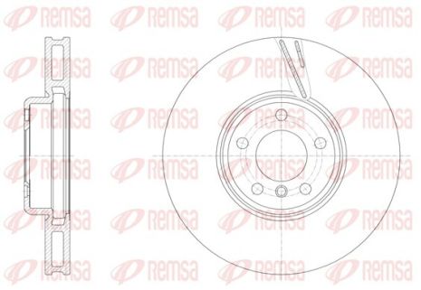Диск гальмівний BMW 7, REMSA (6155211) Диск гальмівний BMW 7, REMSA (6155211)