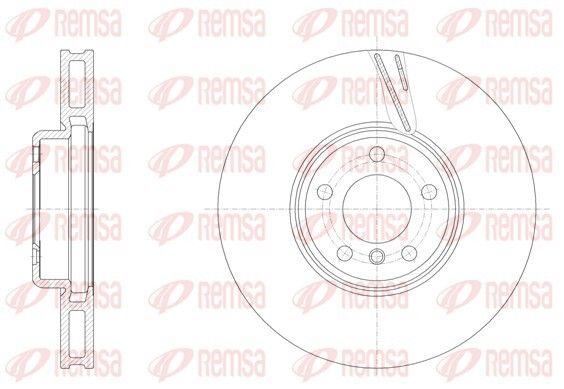 Диск гальмівний BMW 7, REMSA (6155211) Диск гальмівний BMW 7, REMSA (6155211)