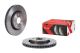 Диск тормозной DODGE DURANGO, JEEP GRAND, BREMBO (09N2362X)