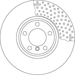 Диск гальмівний BMW 3, TRW (DF6603S) Диск гальмівний BMW 3, TRW (DF6603S)