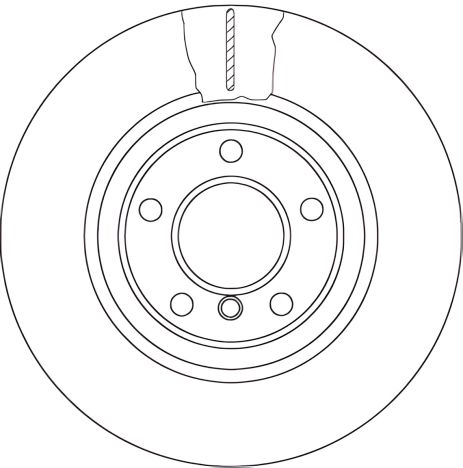 Гальмівний диск для BMW 5, TRW (DF6616S) Гальмівний диск для BMW 5, TRW (DF6616S)