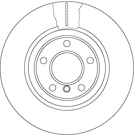 Гальмівний диск для BMW 5, TRW (DF6616S) Гальмівний диск для BMW 5, TRW (DF6616S)