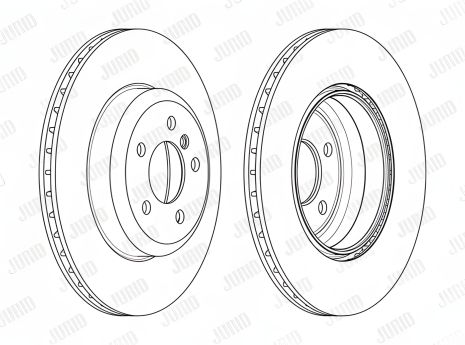 Гальмівний диск BMW 4, JURID (563134JC)