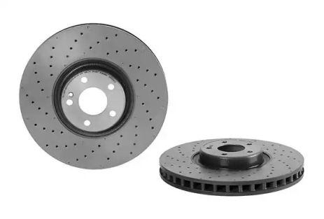 Диск тормозной Mercedes, BREMBO (09D52413)