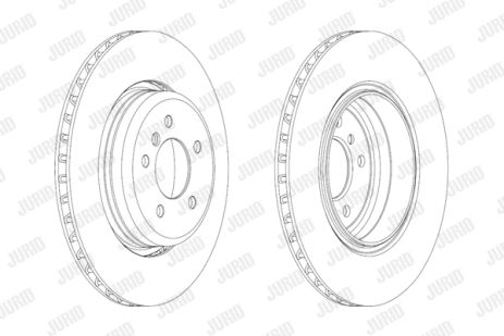 Диск гальмівний BMW 5, JURID (563069JC) Диск гальмівний BMW 5, JURID (563069JC)
