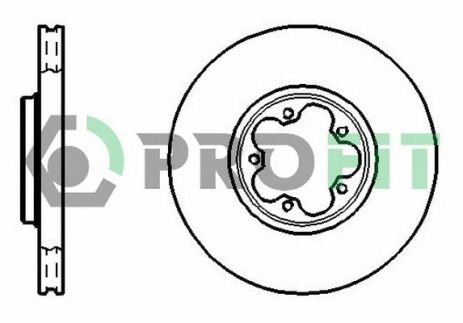 Диск тормозной FORD TRANSIT, PROFIT (50101113)