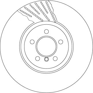 Диск гальмівний BMW 5, TRW (DF6614S) Диск гальмівний BMW 5, TRW (DF6614S)