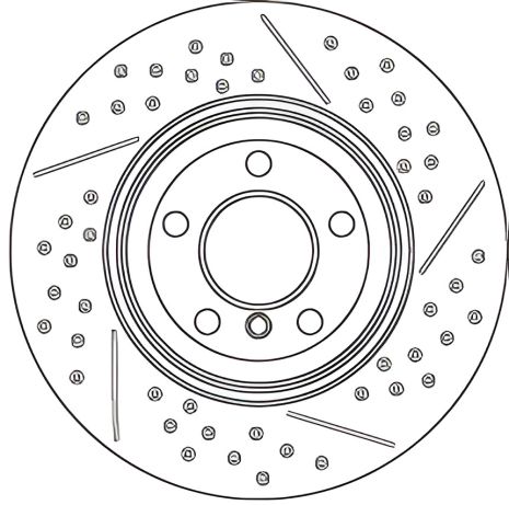 Гальмівний диск BMW 4, компанія TRW (DF6601S)