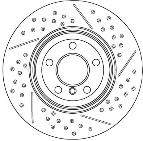 Гальмівний диск BMW 4, компанія TRW (DF6601S)