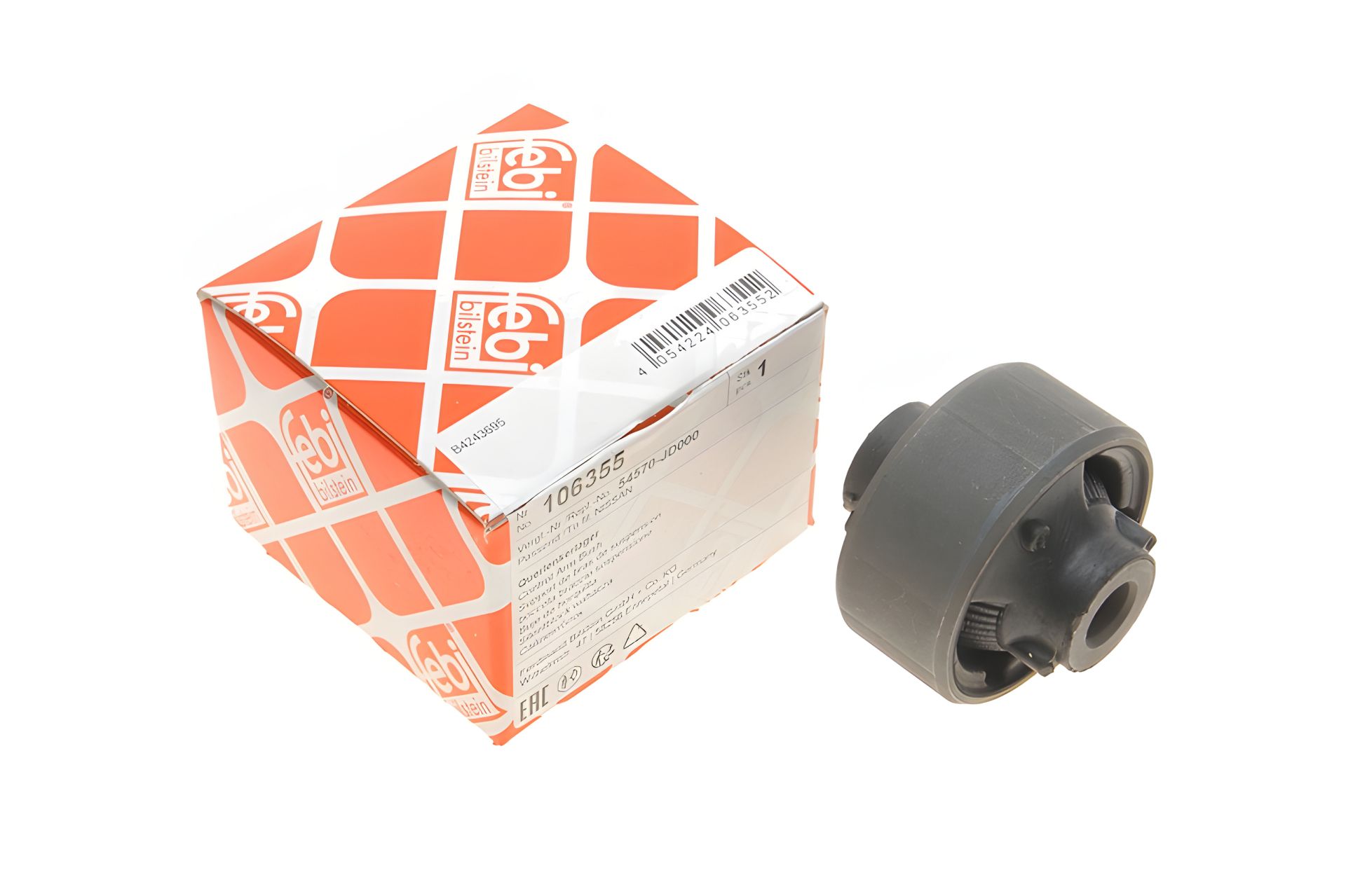 Важільний сайлентблок RENAULT KOLEOS, NISSAN X-TRAIL, FEBI BILSTEIN (106355) Важільний сайлентблок RENAULT KOLEOS, NISSAN X-TRAIL, FEBI BILSTEIN (106355)