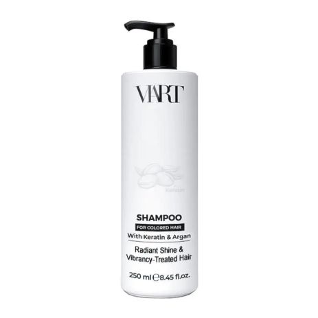 Кератиновий шампунь VIART Shampoo with Keratin & Argan Oil для фарбованого волосся, 250 мл