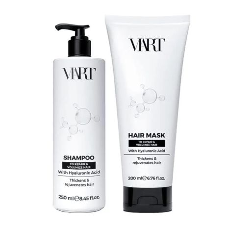 Набір VIART DUO with Hyaluronic Acid шампунь і маска для відновлення та об'єму тонкого волосся, 250+200 мл