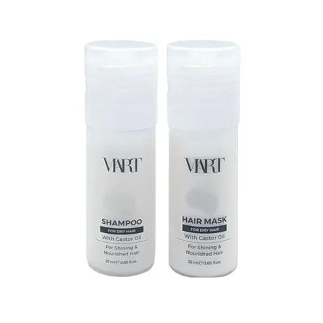 Набір VIART DUO with Castor Oil шампунь і маска для зволоження та живлення сухого волосся, 2х25 мл (пробники)
