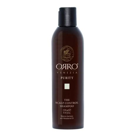 Балансуючий шампунь ORRO Venezia Purity The Scalp Control Shampoo для жирного волосся і шкіри голови 250 мл Балансуючий шампунь ORRO Venezia Purity The Scalp Control Shampoo для жирного волосся і шкіри голови 250 мл