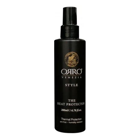 Термозахисний спрей ORRO Venezia Style The Heat Protector для укладання волосся незмивний 200 мл Термозахисний спрей ORRO Venezia Style The Heat Protector для укладання волосся незмивний 200 мл