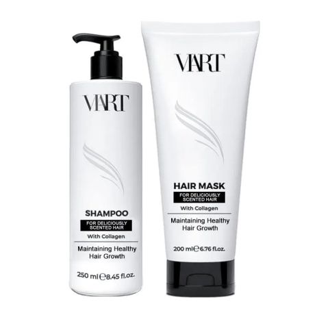 Набір VIART DUO with Collagen шампунь і маска для легкого розчісування пошкодженого волосся, 250+200 мл