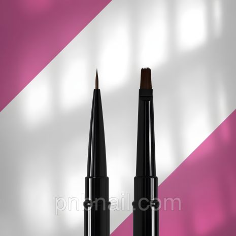 Двосторонній пензель EXPERT лайнер 7 мм для гелю/лише 7 мм