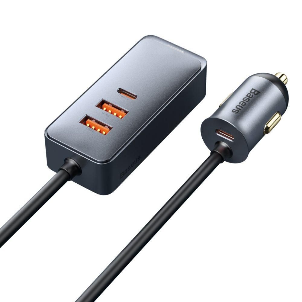 Автомобільний Зарядний Пристрій Baseus Share Together PPS multi-port 120W CCBT-A Автомобільний Зарядний Пристрій Baseus Share Together PPS multi-port 120W CCBT-A