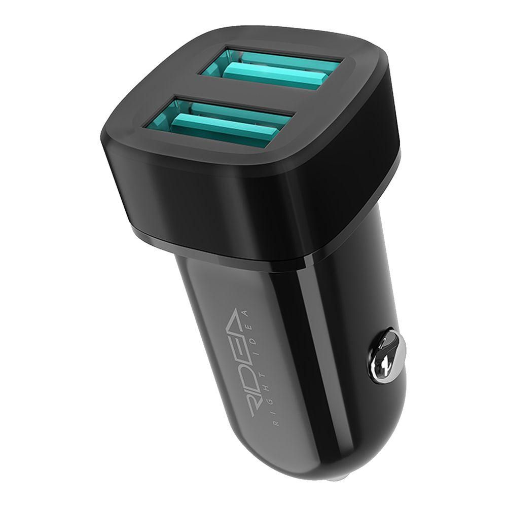 Автозарядний пристрій Ridea RCC-21012 Grand 2USB 2.4 A Колір Чорний Автозарядний пристрій Ridea RCC-21012 Grand 2USB 2.4 A Колір Чорний