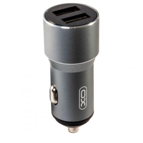 Автозарядний пристрій XO-CC30 Dual USB Колір Сірий Автозарядний пристрій XO-CC30 Dual USB Колір Сірий