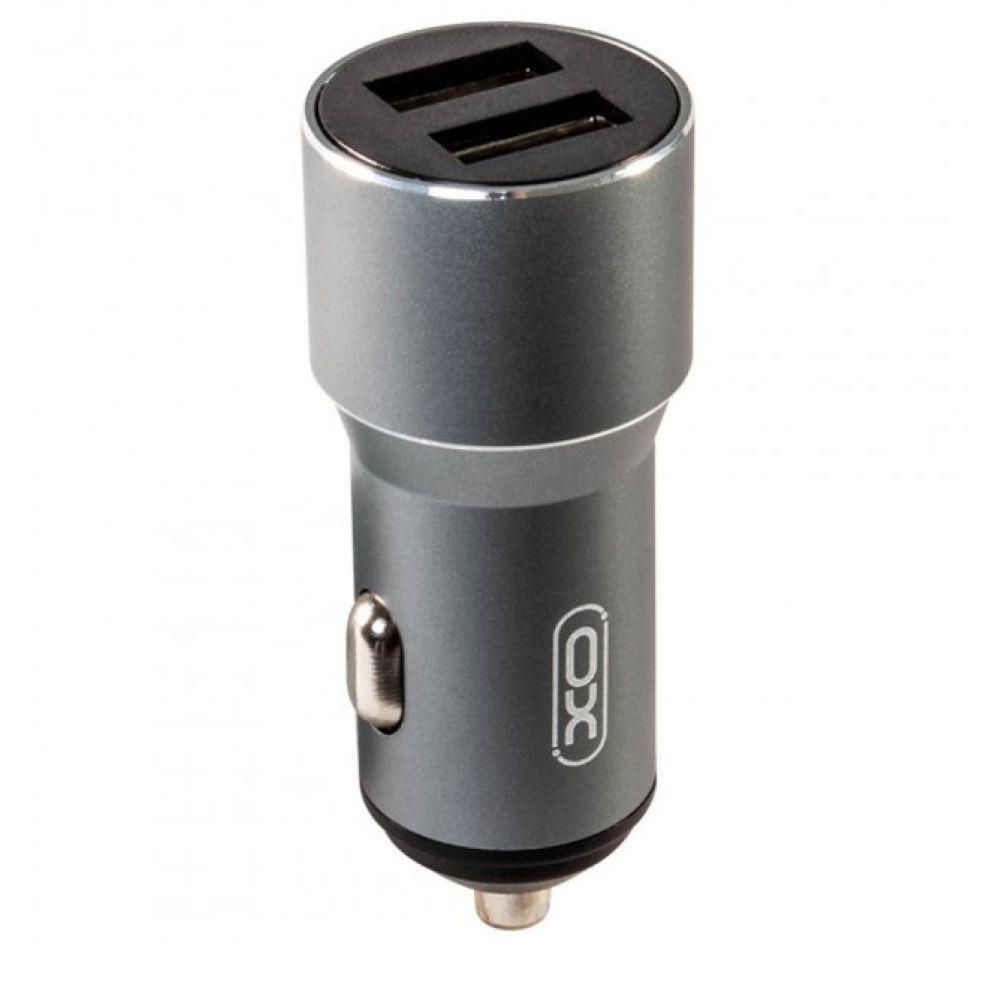 Автозарядний пристрій XO-CC30 Dual USB Колір Сірий Автозарядний пристрій XO-CC30 Dual USB Колір Сірий