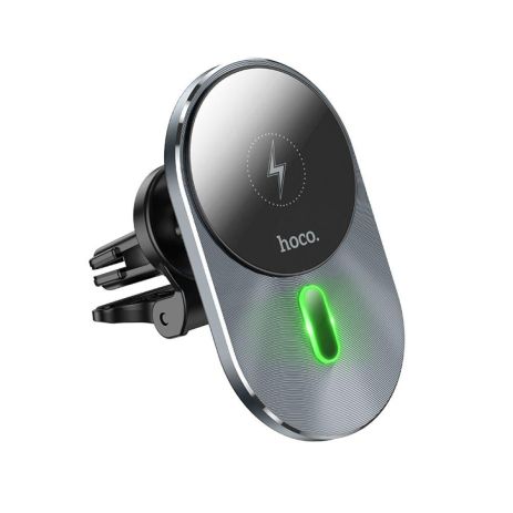 Автодержатель Hoco CA91 Magnetic Wireless 15W Цвет Серый