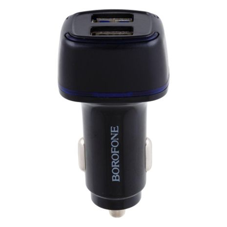 Автозарядний пристрій Borofone BZ14 Micro 2USB 2.4A Колір Чорний
