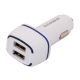 Автозарядний пристрій Borofone BZ14 Micro 2USB 2.4A Колір Білий