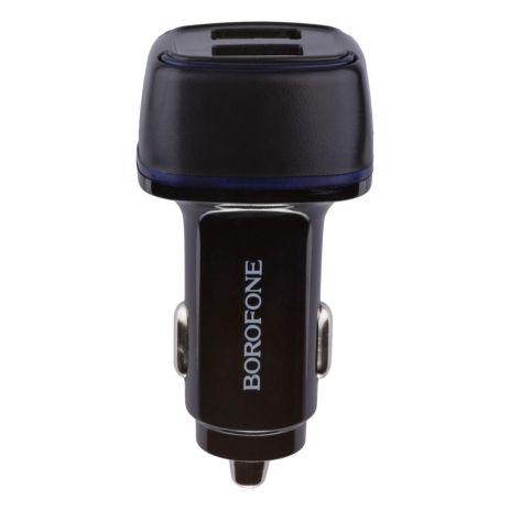 Автозарядний пристрій Borofone BZ14 2 USB 2.4A Колір Чорний