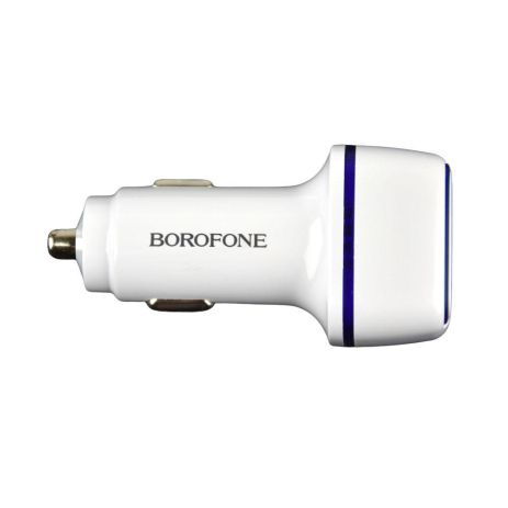 Автозарядний пристрій Borofone BZ14A PD20W+QC3.0 Type-C to Type-C 3A Колір Білий